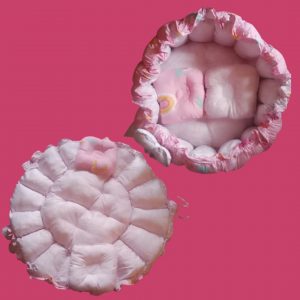 2-Sided Bed Nest – Pink both
