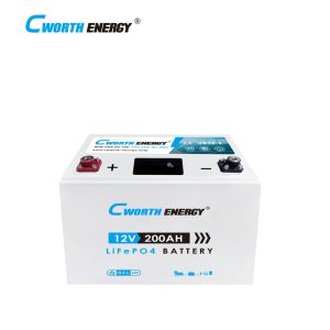 Cworth 12V 200Ah LiFePO₄ Battery - CE‑GCL‑12200